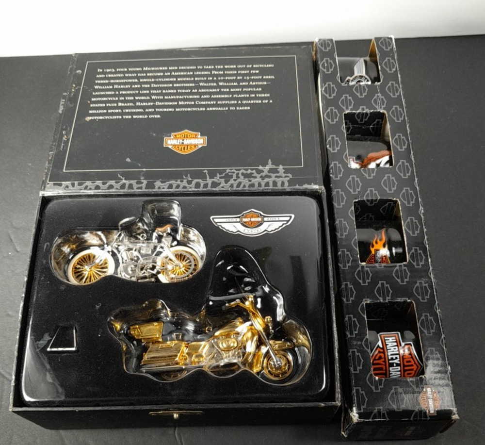 hallmark 1903 to 2003 100 years of Harley Davidson Motorcycle ornaments